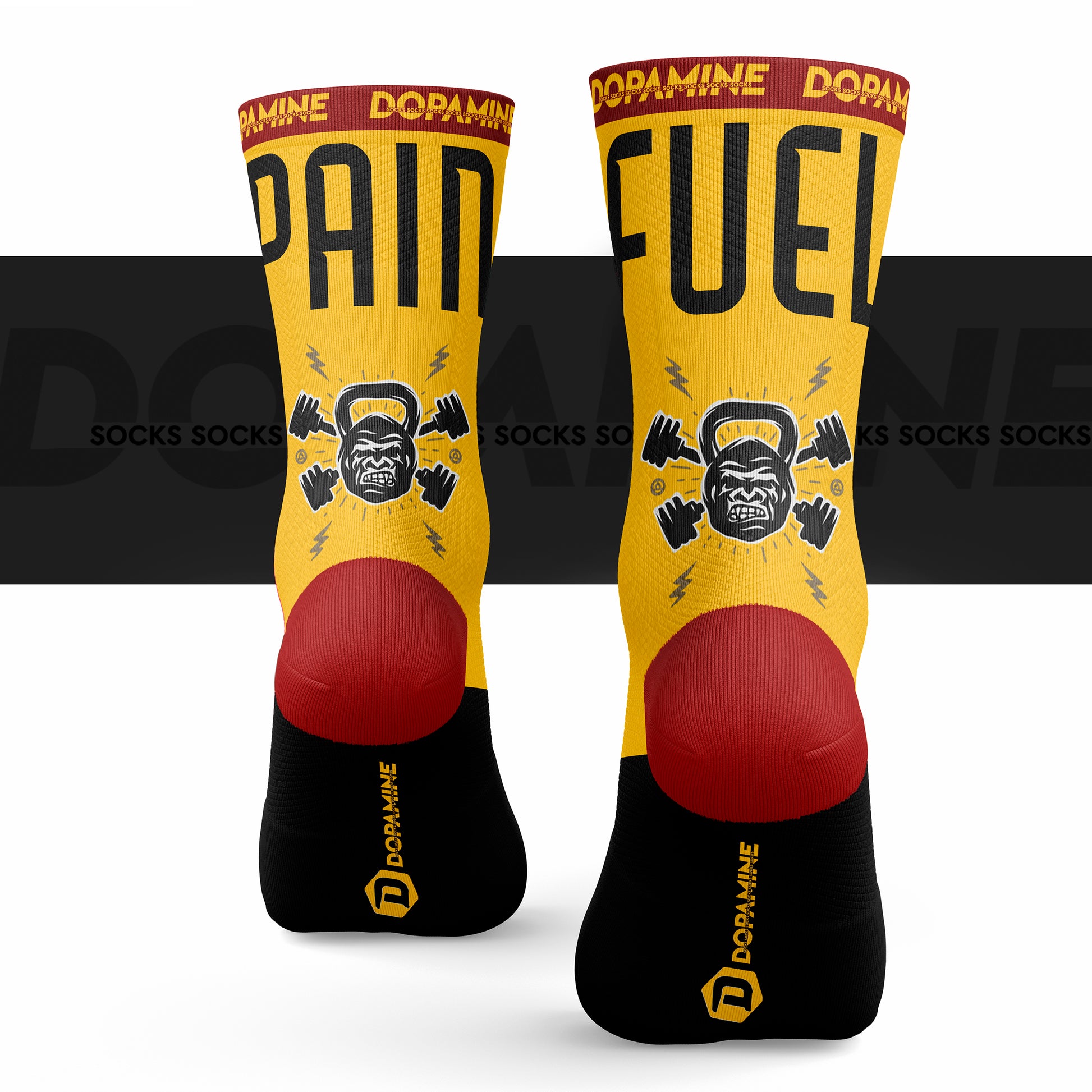 Calcetín Deportivo SOCK PAIN IS FUEL - DOPAMINEOFICIAL